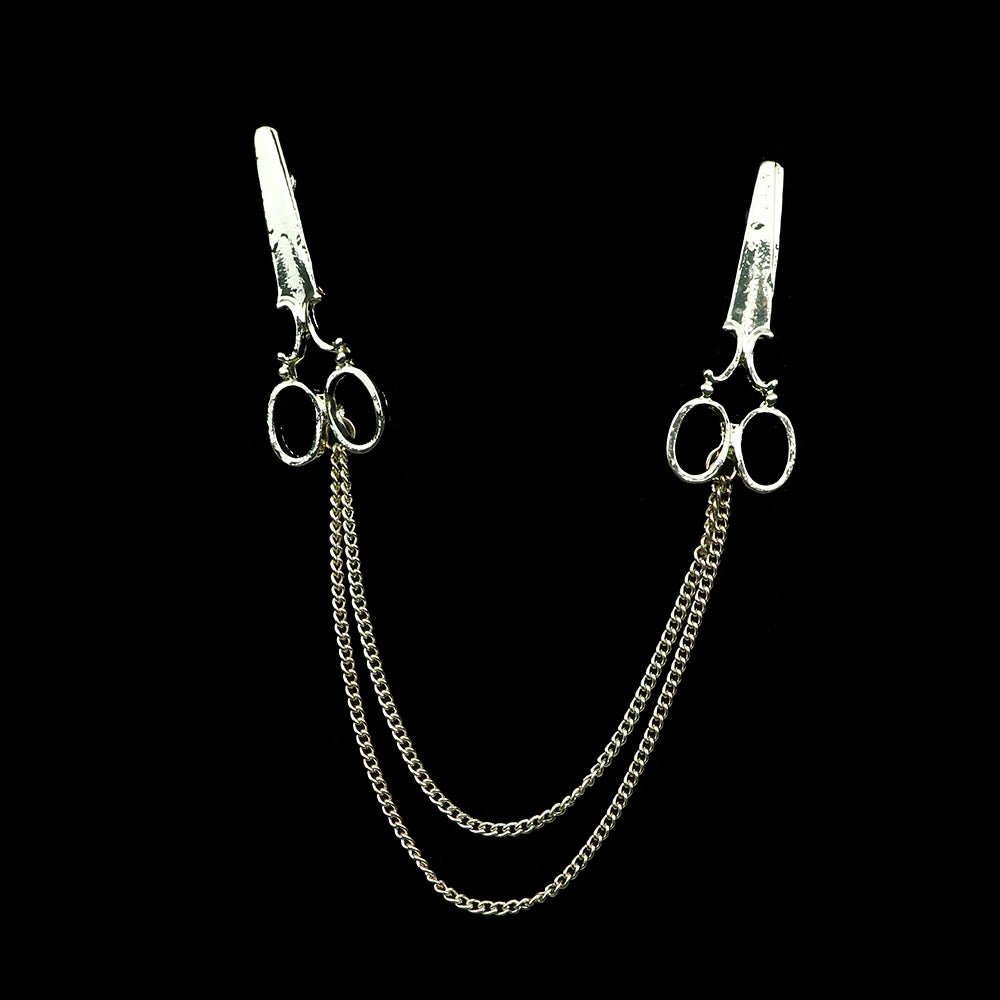Man Brooch Cross Suit Tassel Chain Lapel Pin Suit Shirt Collar Brooch Badge Retro Pins Wedding Party Dance Neckwear Accessories - TheGlamTrend200001033:20000376077Man Brooch Cross Suit Tassel Chain Lapel Pin Suit Shirt Collar Brooch Badge Retro Pins Wedding Party Dance Neckwear Accessories