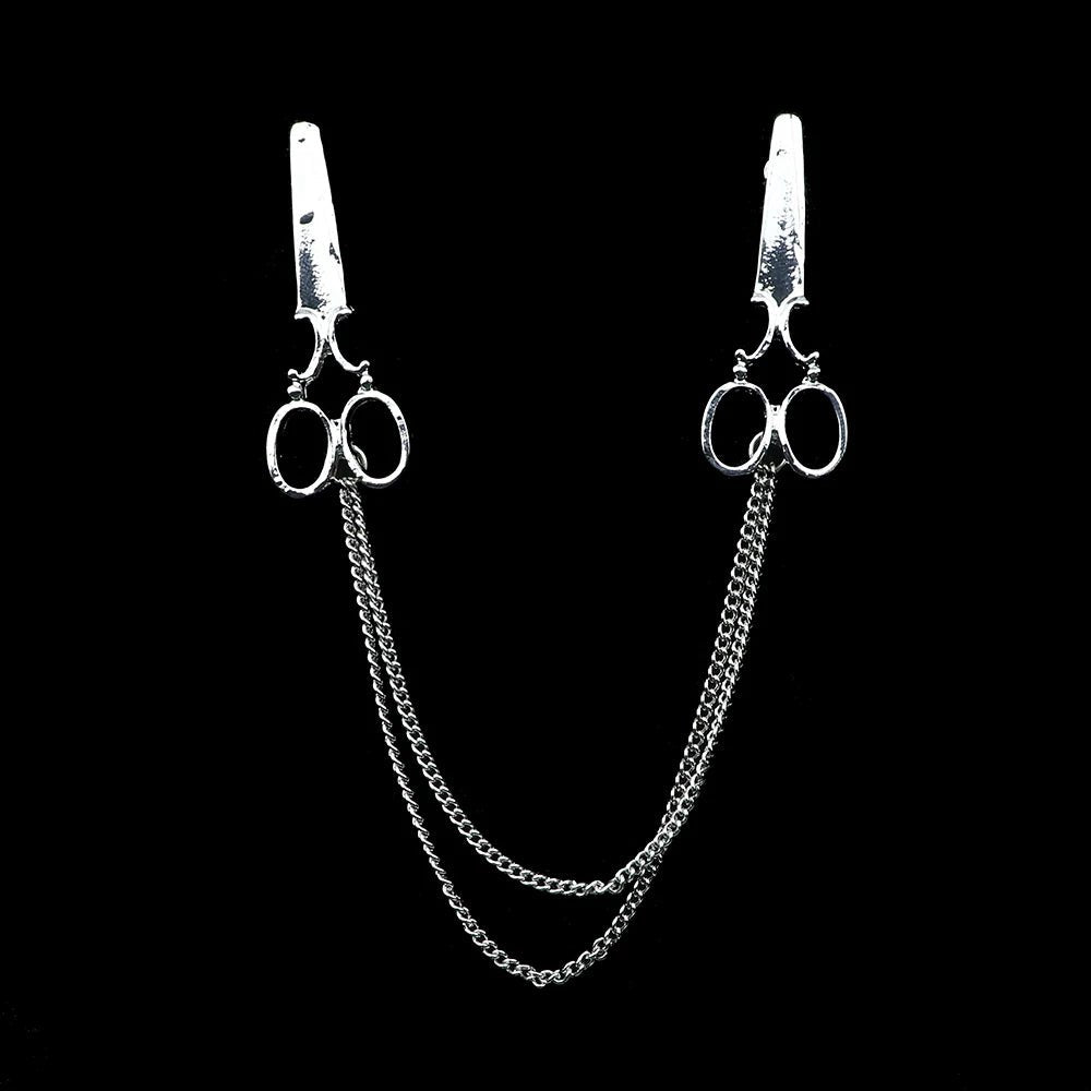 Man Brooch Cross Suit Tassel Chain Lapel Pin Suit Shirt Collar Brooch Badge Retro Pins Wedding Party Dance Neckwear Accessories - TheGlamTrend200001033:20000376188Man Brooch Cross Suit Tassel Chain Lapel Pin Suit Shirt Collar Brooch Badge Retro Pins Wedding Party Dance Neckwear Accessories