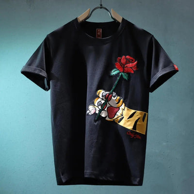 Man Tee Shirts Embroidery T Shirt For Men Heather Funny Rock Top Watercolor Katoen Hot Cheap Clothes And Young On Sale Trend - TheGlamTrend14:771White T-shirt;5:361385White T-shirtLMan Tee Shirts Embroidery T Shirt For Men Heather Funny Rock Top Watercolor Katoen Hot Cheap Clothes And Young On Sale Trend