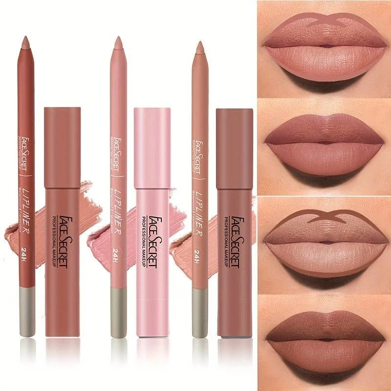 Matte Lipliner&Lipstick Set,Waterproof， Long Lasting Lip Makeup, Soft Matte Color Rendering,Women's Makeup Cosmetics - TheGlamTrend200001176:29L10 01L10 01Matte Lipliner&Lipstick Set,Waterproof， Long Lasting Lip Makeup, Soft Matte Color Rendering,Women's Makeup Cosmetics