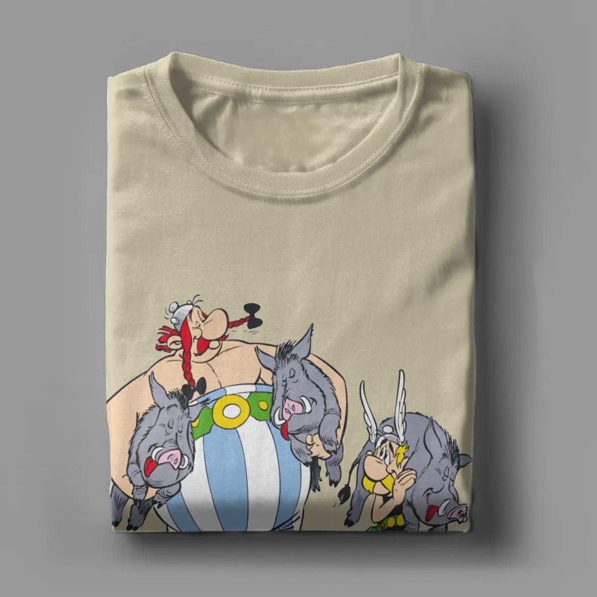 Men T-Shirts Asteriks And Obeliks With Bor Cool 100% Cotton Tees Short Sleeve T Shirt Round Neck Tops Classic - TheGlamTrend14:10;5:100014064RedSMen T-Shirts Asteriks And Obeliks With Bor Cool 100% Cotton Tees Short Sleeve T Shirt Round Neck Tops Classic