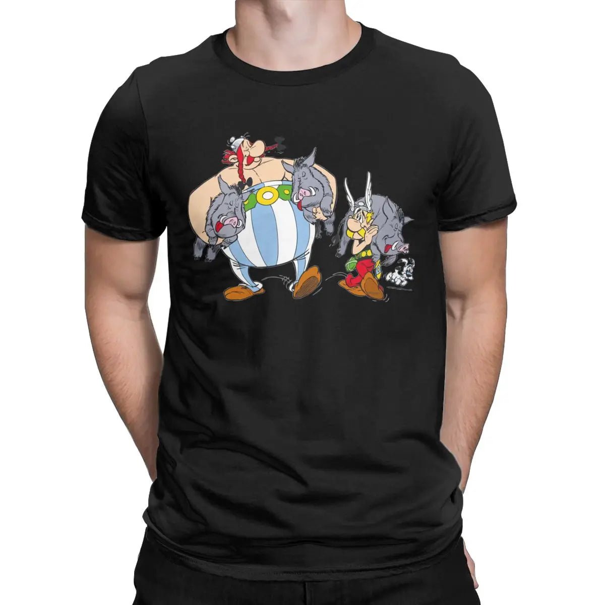 Men T-Shirts Asteriks And Obeliks With Bor Cool 100% Cotton Tees Short Sleeve T Shirt Round Neck Tops Classic - TheGlamTrend14:193;5:4182blackXXLMen T-Shirts Asteriks And Obeliks With Bor Cool 100% Cotton Tees Short Sleeve T Shirt Round Neck Tops Classic
