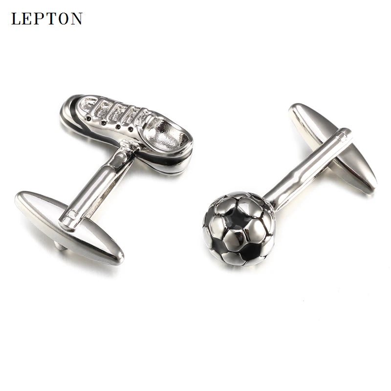Mens Accessories Hotsale High Quality White Football Cuff Links With Box Lepton For New Gift Retail Soccer Style Cufflinks - TheGlamTrend200001033:200003757Imitation Rhodium PlatedMens Accessories Hotsale High Quality White Football Cuff Links With Box Lepton For New Gift Retail Soccer Style Cufflinks