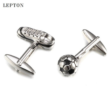 Mens Accessories Hotsale High Quality White Football Cuff Links With Box Lepton For New Gift Retail Soccer Style Cufflinks - TheGlamTrend200001033:200003757Imitation Rhodium PlatedMens Accessories Hotsale High Quality White Football Cuff Links With Box Lepton For New Gift Retail Soccer Style Cufflinks