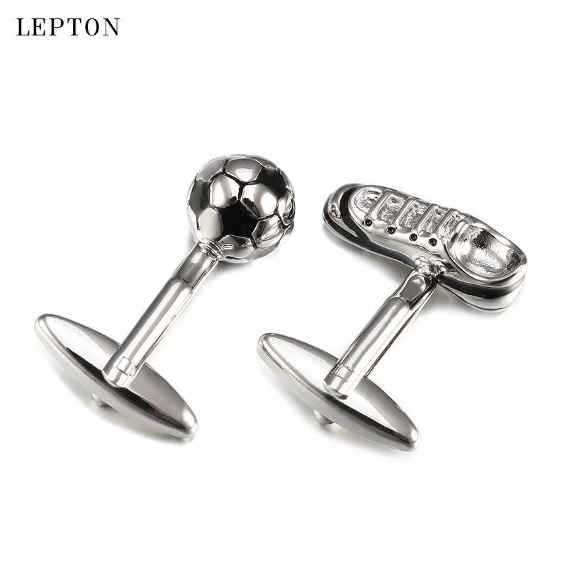 Mens Accessories Hotsale High Quality White Football Cuff Links With Box Lepton For New Gift Retail Soccer Style Cufflinks - TheGlamTrend200001033:200003757Imitation Rhodium PlatedMens Accessories Hotsale High Quality White Football Cuff Links With Box Lepton For New Gift Retail Soccer Style Cufflinks