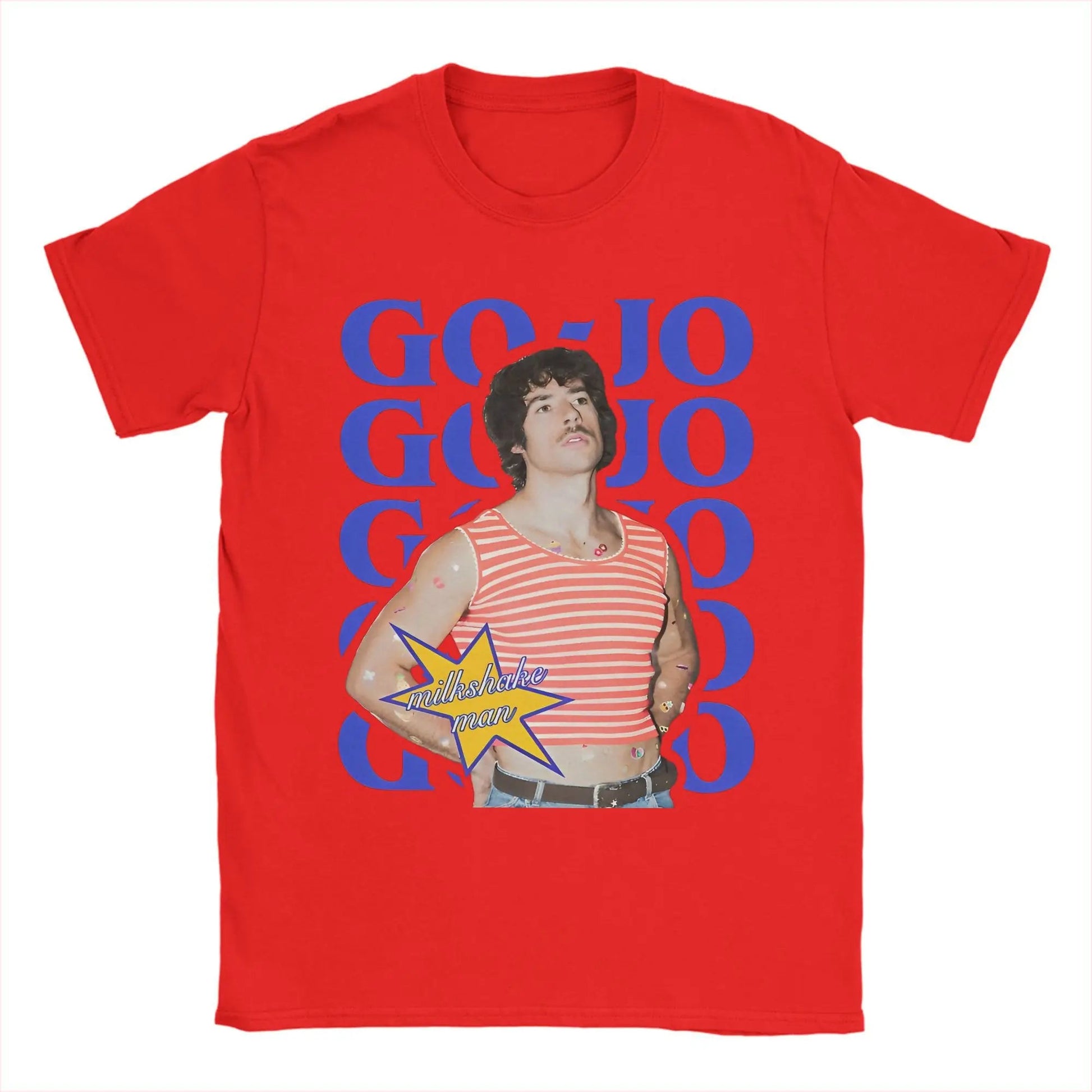 Men's T-Shirt Go Jo Milkshake Man Australia T Shirts Hipster Eurovisions 2025 Summer Tees Vintage 100 Cotton Clothes Plus Size - TheGlamTrend14:10;5:361385RedLMen's T-Shirt Go Jo Milkshake Man Australia T Shirts Hipster Eurovisions 2025 Summer Tees Vintage 100 Cotton Clothes Plus Size
