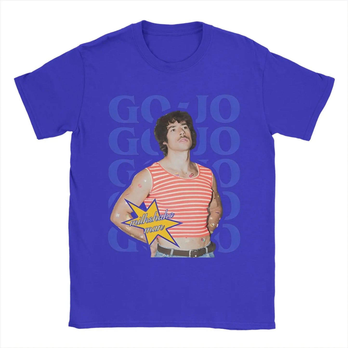 Men's T-Shirt Go Jo Milkshake Man Australia T Shirts Hipster Eurovisions 2025 Summer Tees Vintage 100 Cotton Clothes Plus Size - TheGlamTrend14:173;5:361386BlueMMen's T-Shirt Go Jo Milkshake Man Australia T Shirts Hipster Eurovisions 2025 Summer Tees Vintage 100 Cotton Clothes Plus Size