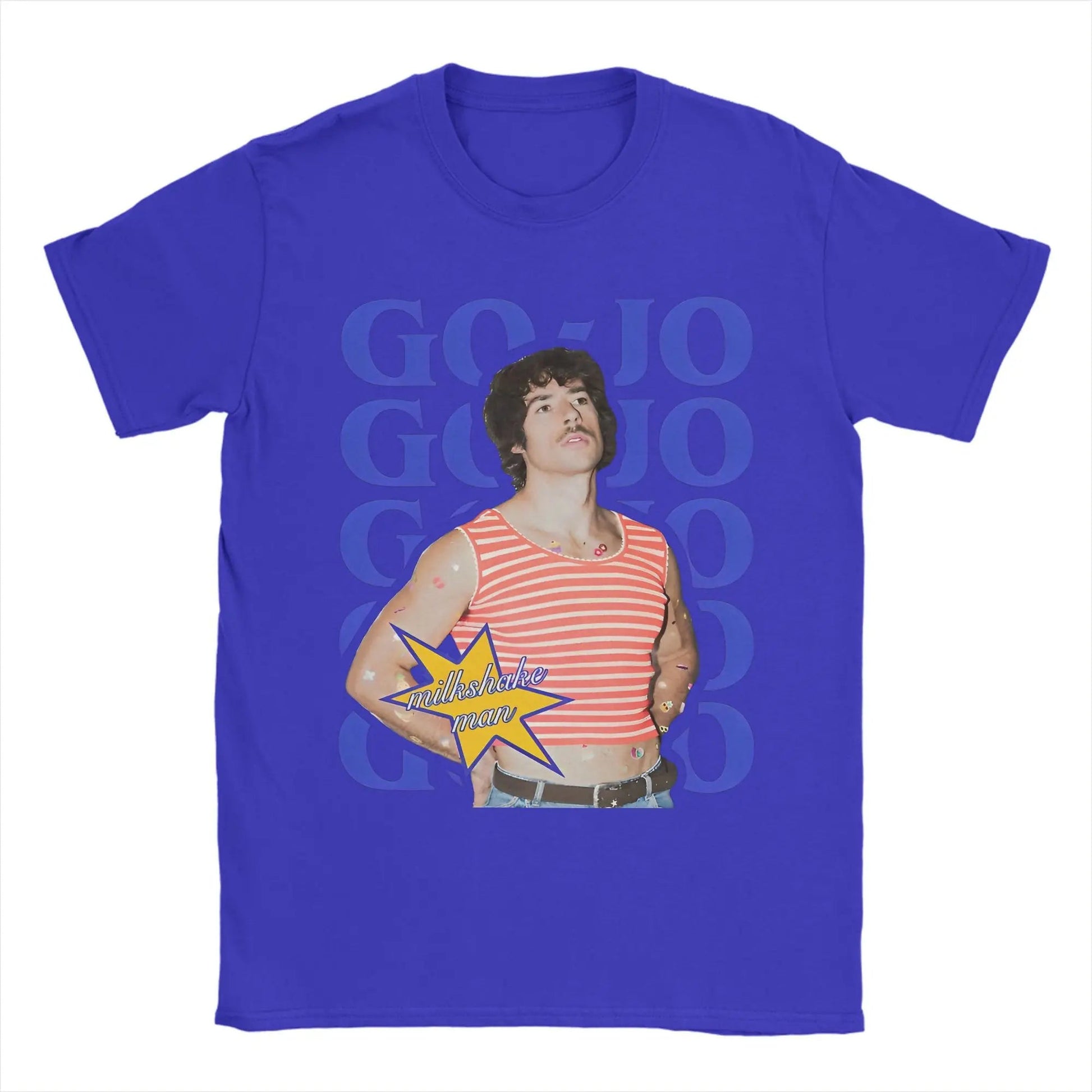 Men's T-Shirt Go Jo Milkshake Man Australia T Shirts Hipster Eurovisions 2025 Summer Tees Vintage 100 Cotton Clothes Plus Size - TheGlamTrend14:173;5:361386BlueMMen's T-Shirt Go Jo Milkshake Man Australia T Shirts Hipster Eurovisions 2025 Summer Tees Vintage 100 Cotton Clothes Plus Size