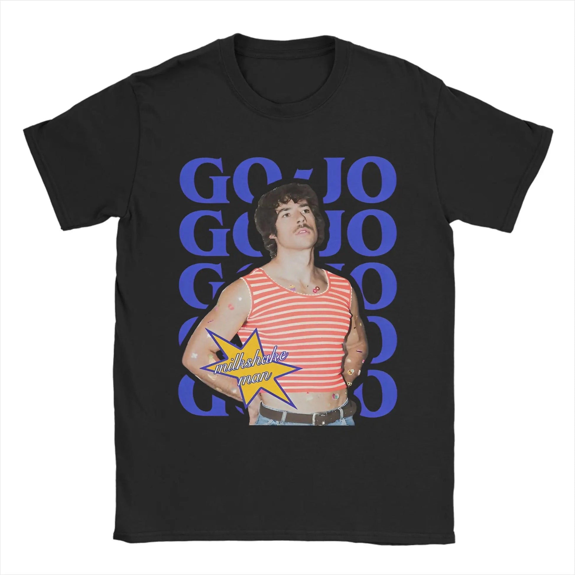 Men's T-Shirt Go Jo Milkshake Man Australia T Shirts Hipster Eurovisions 2025 Summer Tees Vintage 100 Cotton Clothes Plus Size - TheGlamTrend14:193;5:361385blackLMen's T-Shirt Go Jo Milkshake Man Australia T Shirts Hipster Eurovisions 2025 Summer Tees Vintage 100 Cotton Clothes Plus Size