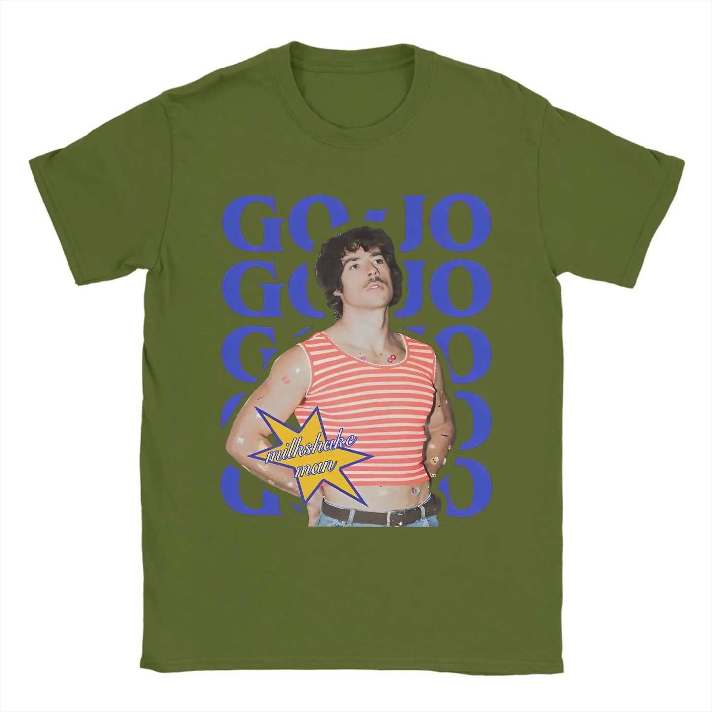 Men's T-Shirt Go Jo Milkshake Man Australia T Shirts Hipster Eurovisions 2025 Summer Tees Vintage 100 Cotton Clothes Plus Size - TheGlamTrend14:200004889;5:200000991army green5XLMen's T-Shirt Go Jo Milkshake Man Australia T Shirts Hipster Eurovisions 2025 Summer Tees Vintage 100 Cotton Clothes Plus Size