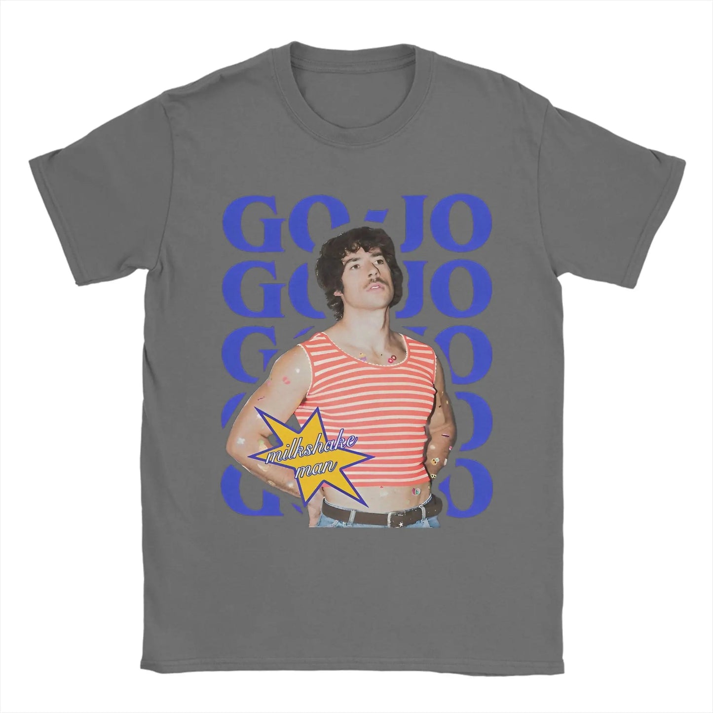 Men's T-Shirt Go Jo Milkshake Man Australia T Shirts Hipster Eurovisions 2025 Summer Tees Vintage 100 Cotton Clothes Plus Size - TheGlamTrend14:200004890;5:100014064Dark GreySMen's T-Shirt Go Jo Milkshake Man Australia T Shirts Hipster Eurovisions 2025 Summer Tees Vintage 100 Cotton Clothes Plus Size