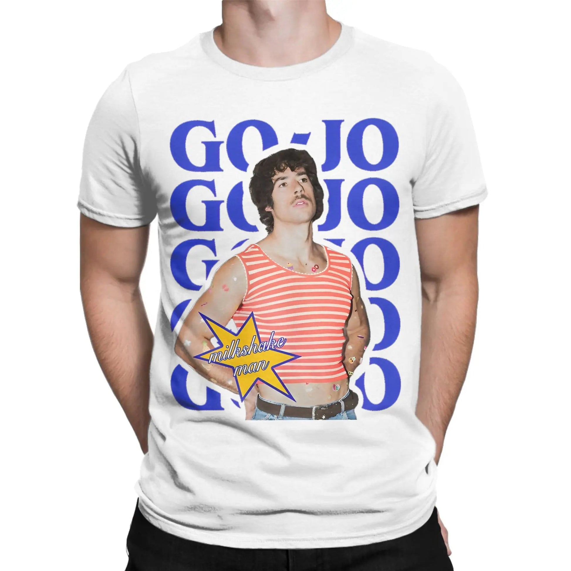 Men's T-Shirt Go Jo Milkshake Man Australia T Shirts Hipster Eurovisions 2025 Summer Tees Vintage 100 Cotton Clothes Plus Size - TheGlamTrend14:29;5:361386WHITEMMen's T-Shirt Go Jo Milkshake Man Australia T Shirts Hipster Eurovisions 2025 Summer Tees Vintage 100 Cotton Clothes Plus Size