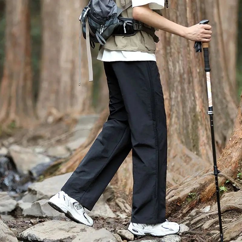 Men's Trousers 2025 Summe Fashion Thin Style Business Casual Pants Outdoor Stretch Breathable Straight Leg Loos Baggy Versatile - TheGlamTrend14:193Black;5:100014064BlackSMen's Trousers 2025 Summe Fashion Thin Style Business Casual Pants Outdoor Stretch Breathable Straight Leg Loos Baggy Versatile