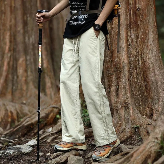 Men's Trousers 2025 Summe Fashion Thin Style Business Casual Pants Outdoor Stretch Breathable Straight Leg Loos Baggy Versatile - TheGlamTrend14:200001438Khaki;5:4183KhakiXXXLMen's Trousers 2025 Summe Fashion Thin Style Business Casual Pants Outdoor Stretch Breathable Straight Leg Loos Baggy Versatile