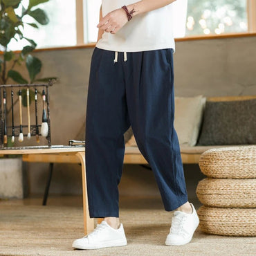 Men's Trousers Cotton Linen Fashion Casual Pants Solid Color Breathable Loose Shorts Straight Drawstring Pants Streetwear Men - TheGlamTrend14:100018786Green;5:3613863XL (75 - 84.5Kg)Green3XL (75 - 84.5Kg)Men's Trousers Cotton Linen Fashion Casual Pants Solid Color Breathable Loose Shorts Straight Drawstring Pants Streetwear Men