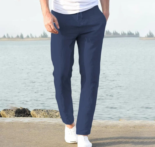 Men's Trousers Cotton Linen Fashion Casual Pants Solid Color Breathable Loose Shorts Straight Drawstring Pants Streetwear Men - TheGlamTrend14:1254Picture color;5:361386Picture colorMMen's Trousers Cotton Linen Fashion Casual Pants Solid Color Breathable Loose Shorts Straight Drawstring Pants Streetwear Men