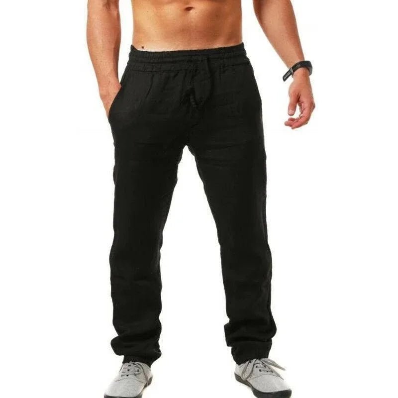 Men's Trousers Cotton Linen Fashion Casual Pants Solid Color Breathable Loose Shorts Straight Drawstring Pants Streetwear Men - TheGlamTrend14:200004891Image Color;5:4183Image Color 3XXXLMen's Trousers Cotton Linen Fashion Casual Pants Solid Color Breathable Loose Shorts Straight Drawstring Pants Streetwear Men