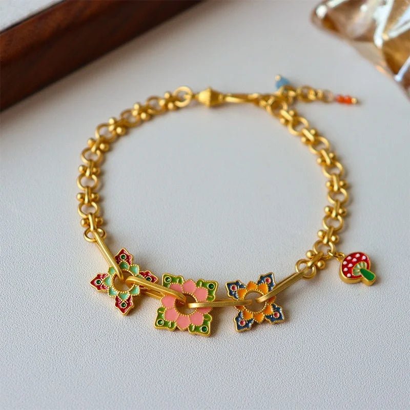 Modern Jewelry Elegant Temperament Multiple Colorful Enamle Chain Bracelets For Women Female Gifts Sweet Accessories Hot Sale - TheGlamTrend200001034:361180Geometry - 1Geometry - 1Modern Jewelry Elegant Temperament Multiple Colorful Enamle Chain Bracelets For Women Female Gifts Sweet Accessories Hot Sale