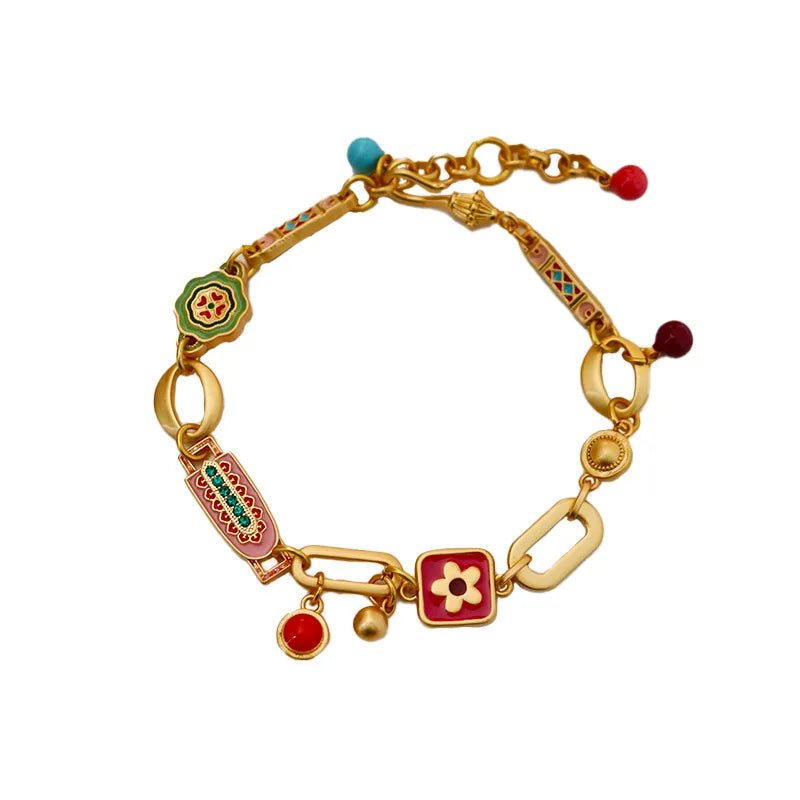 Modern Jewelry Elegant Temperament Multiple Colorful Enamle Chain Bracelets For Women Female Gifts Sweet Accessories Hot Sale - TheGlamTrend200001034:96235566Butterfly - 1Butterfly - 1Modern Jewelry Elegant Temperament Multiple Colorful Enamle Chain Bracelets For Women Female Gifts Sweet Accessories Hot Sale