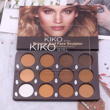 NEW 12 Color Matte Trimming Makeup Palette Face Basic Makeup Foundation White Brown Female Cosmetic Lasting Nature Water Proof - TheGlamTrend200001176:1254highlighthighlightNEW 12 Color Matte Trimming Makeup Palette Face Basic Makeup Foundation White Brown Female Cosmetic Lasting Nature Water Proof