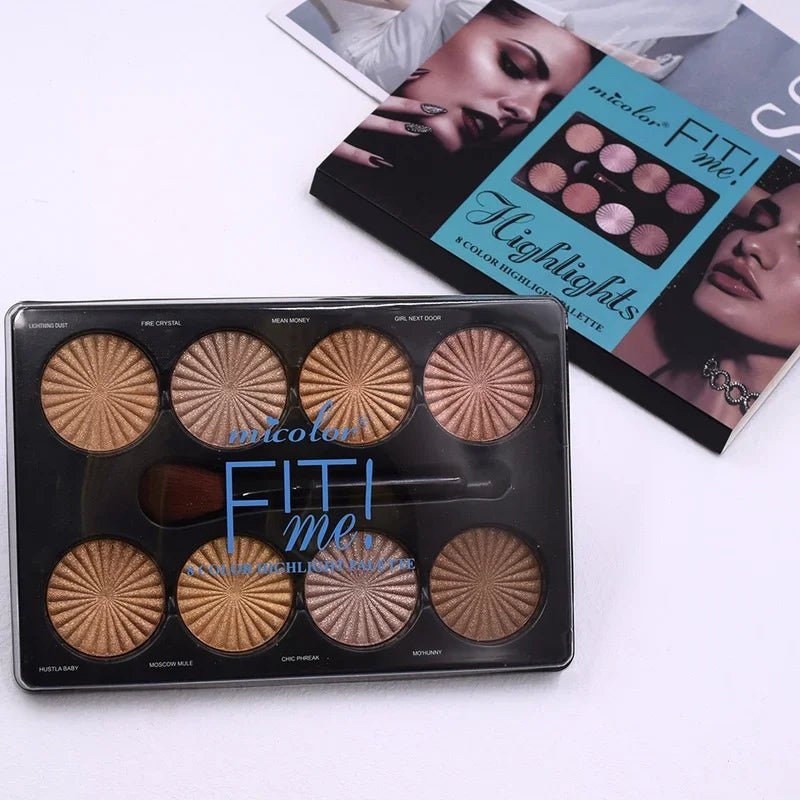 NEW 12 Color Matte Trimming Makeup Palette Face Basic Makeup Foundation White Brown Female Cosmetic Lasting Nature Water Proof - TheGlamTrend200001176:1254highlighthighlightNEW 12 Color Matte Trimming Makeup Palette Face Basic Makeup Foundation White Brown Female Cosmetic Lasting Nature Water Proof