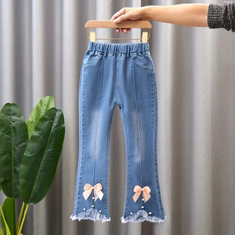 New Girls Denim Trousers Spring Autumn Fashion Girls Printed Jeans Bell - bottoms Kids Casual Elastic Trousers Blue Jeans Pants - TheGlamTrend14:691as picture 3;200000463:2000041947 - 8Tas picture 37 - 8TNew Girls Denim Trousers Spring Autumn Fashion Girls Printed Jeans Bell - bottoms Kids Casual Elastic Trousers Blue Jeans Pants