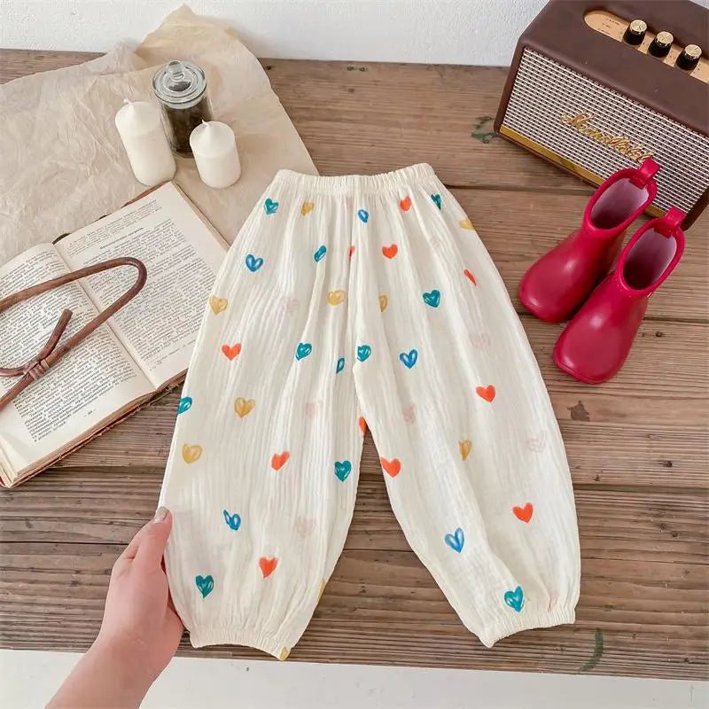 New Printing Trousers Baby Unisex Cute Harem Pants Outdoor Toddler Girls 2025 Summer Fashion Thin Loose Full Length Pants - TheGlamTrend14:173COLOR;200000463:200661901120COLOR120New Printing Trousers Baby Unisex Cute Harem Pants Outdoor Toddler Girls 2025 Summer Fashion Thin Loose Full Length Pants