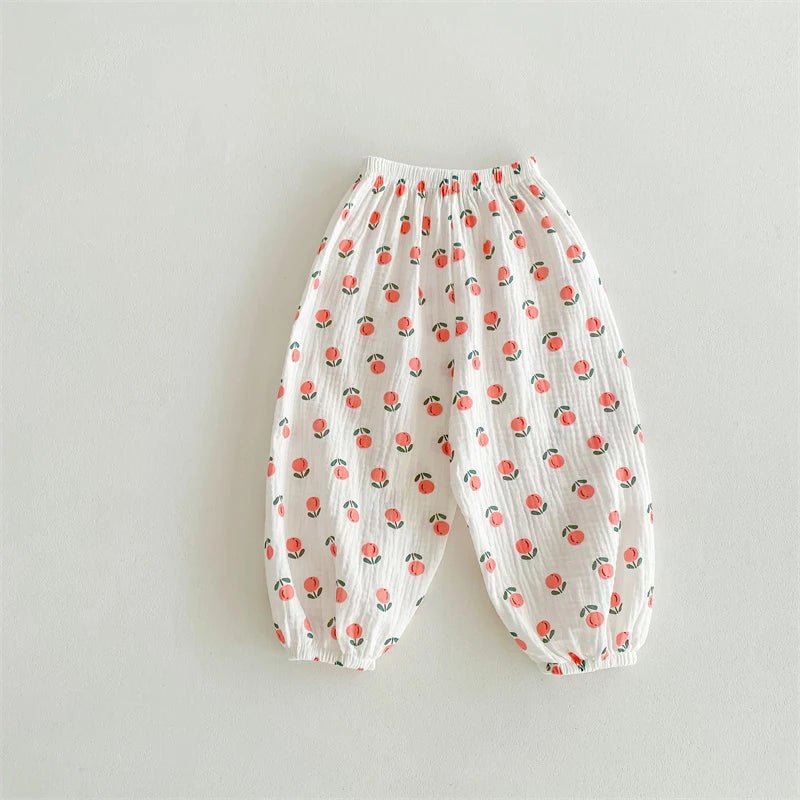 New Printing Trousers Baby Unisex Cute Harem Pants Outdoor Toddler Girls 2025 Summer Fashion Thin Loose Full Length Pants - TheGlamTrend14:350850happy;200000463:200661901120happy120New Printing Trousers Baby Unisex Cute Harem Pants Outdoor Toddler Girls 2025 Summer Fashion Thin Loose Full Length Pants