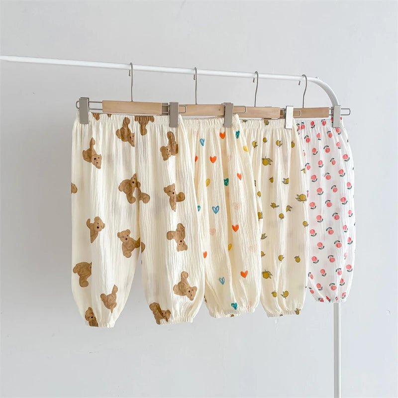New Printing Trousers Baby Unisex Cute Harem Pants Outdoor Toddler Girls 2025 Summer Fashion Thin Loose Full Length Pants - TheGlamTrend14:350850happy;200000463:200661901120happy120New Printing Trousers Baby Unisex Cute Harem Pants Outdoor Toddler Girls 2025 Summer Fashion Thin Loose Full Length Pants