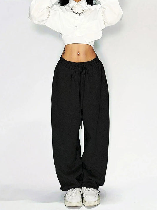New Women Trousers Fashion Autumn Streetwear Basic Straight Casual Slim Pants Lady Sexy Solid Simple Versatile Knitted Trousers - TheGlamTrend14:193Black;5:361385BlackLNew Women Trousers Fashion Autumn Streetwear Basic Straight Casual Slim Pants Lady Sexy Solid Simple Versatile Knitted Trousers