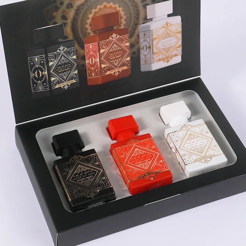 Perfume For Men Arabic Charming Fragrance Oud Badal Wood Long - lasting Perfume 50ml Amethyst Agarwood Glory Ebony Sublime Ebony - TheGlamTrend14:200002130Set 90MLSet 90MLPerfume For Men Arabic Charming Fragrance Oud Badal Wood Long - lasting Perfume 50ml Amethyst Agarwood Glory Ebony Sublime Ebony