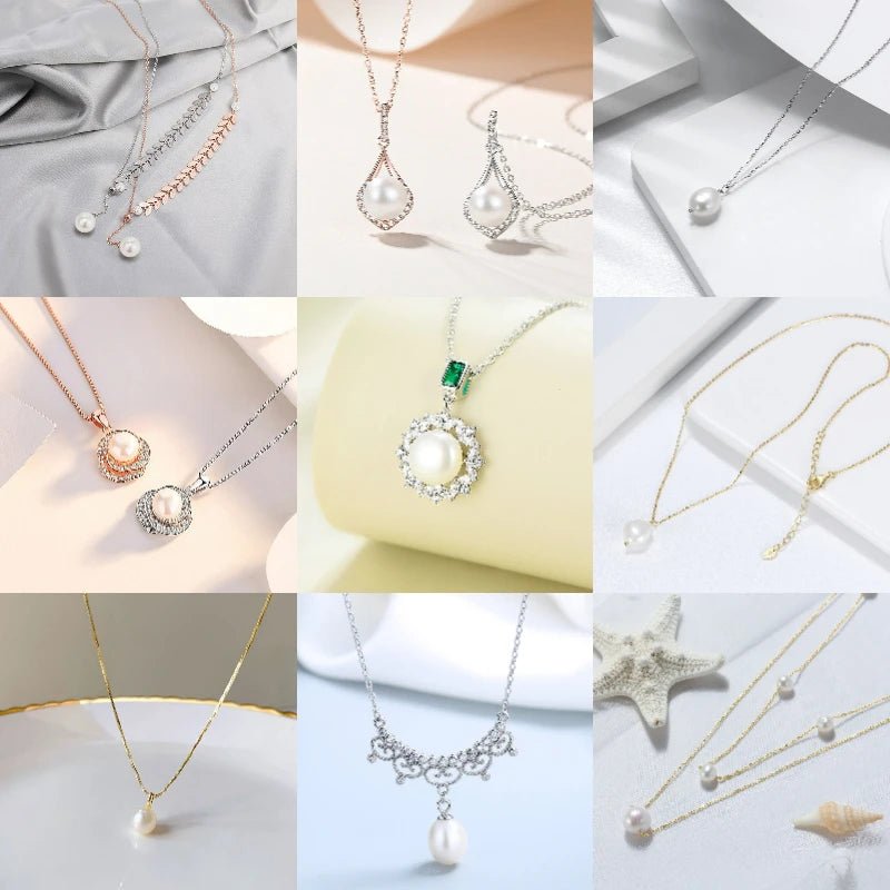 Red Jewel Bow Statement Freshwater Pearl Women Wedding And Engagement Necklace Sterling Silver 925 Luxury Jewellery For Wom - TheGlamTrend200000226:29White Gold Color;200000639:88316inchesWhite Gold Color16inchesRed Jewel Bow Statement Freshwater Pearl Women Wedding And Engagement Necklace Sterling Silver 925 Luxury Jewellery For Wom