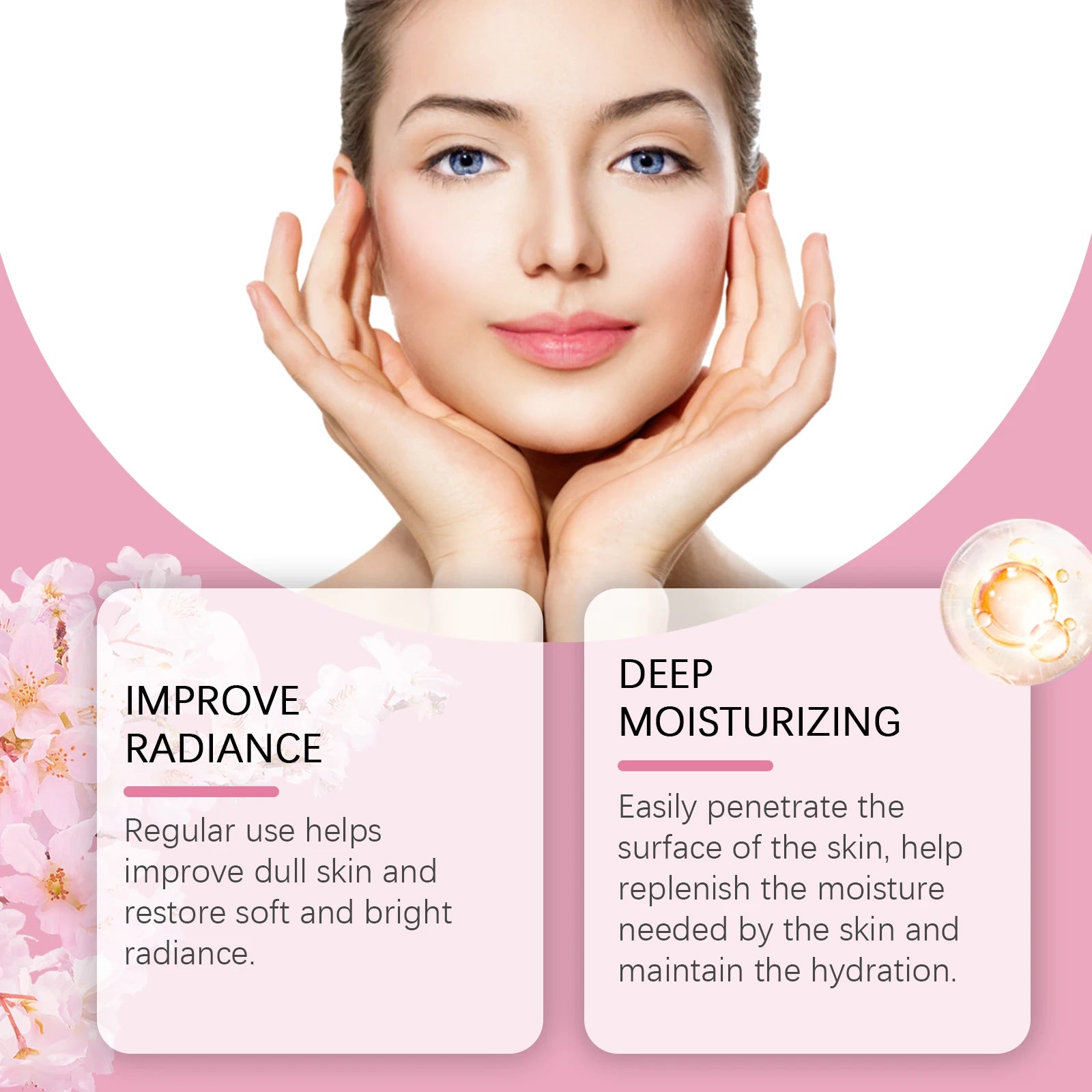 Sakura Skincare Set Moisturizer Face Cream Serum Toner Facial Cleanser Eye Cream Anti - Wrinkle Brighten Face Care Kit for Women - TheGlamTrend14:193Facial Cream 100gFacial Cream 100gSakura Skincare Set Moisturizer Face Cream Serum Toner Facial Cleanser Eye Cream Anti - Wrinkle Brighten Face Care Kit for Women