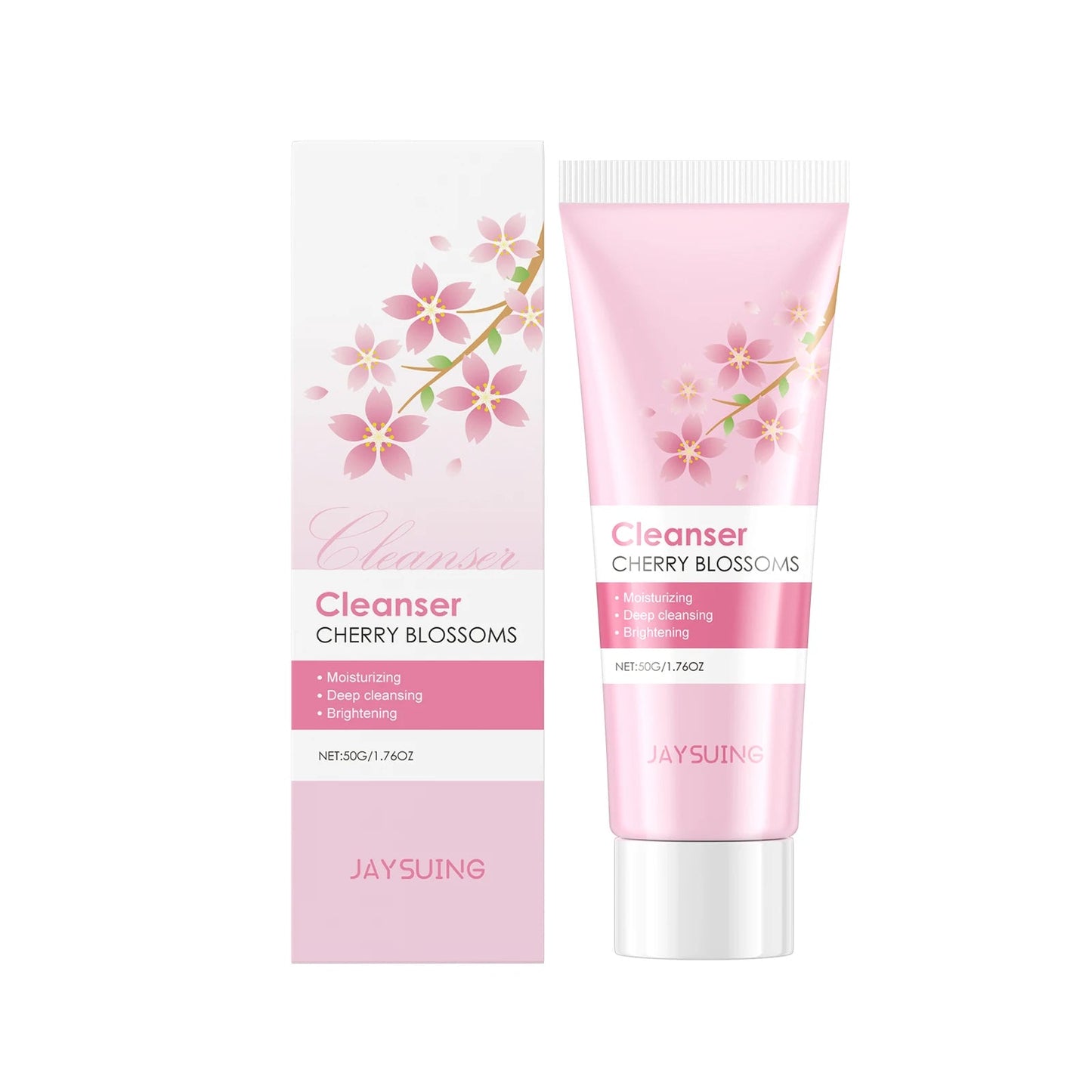 Sakura Skincare Set Moisturizer Face Cream Serum Toner Facial Cleanser Eye Cream Anti - Wrinkle Brighten Face Care Kit for Women - TheGlamTrend14:504Facial Cleanser 50gFacial Cleanser 50gSakura Skincare Set Moisturizer Face Cream Serum Toner Facial Cleanser Eye Cream Anti - Wrinkle Brighten Face Care Kit for Women