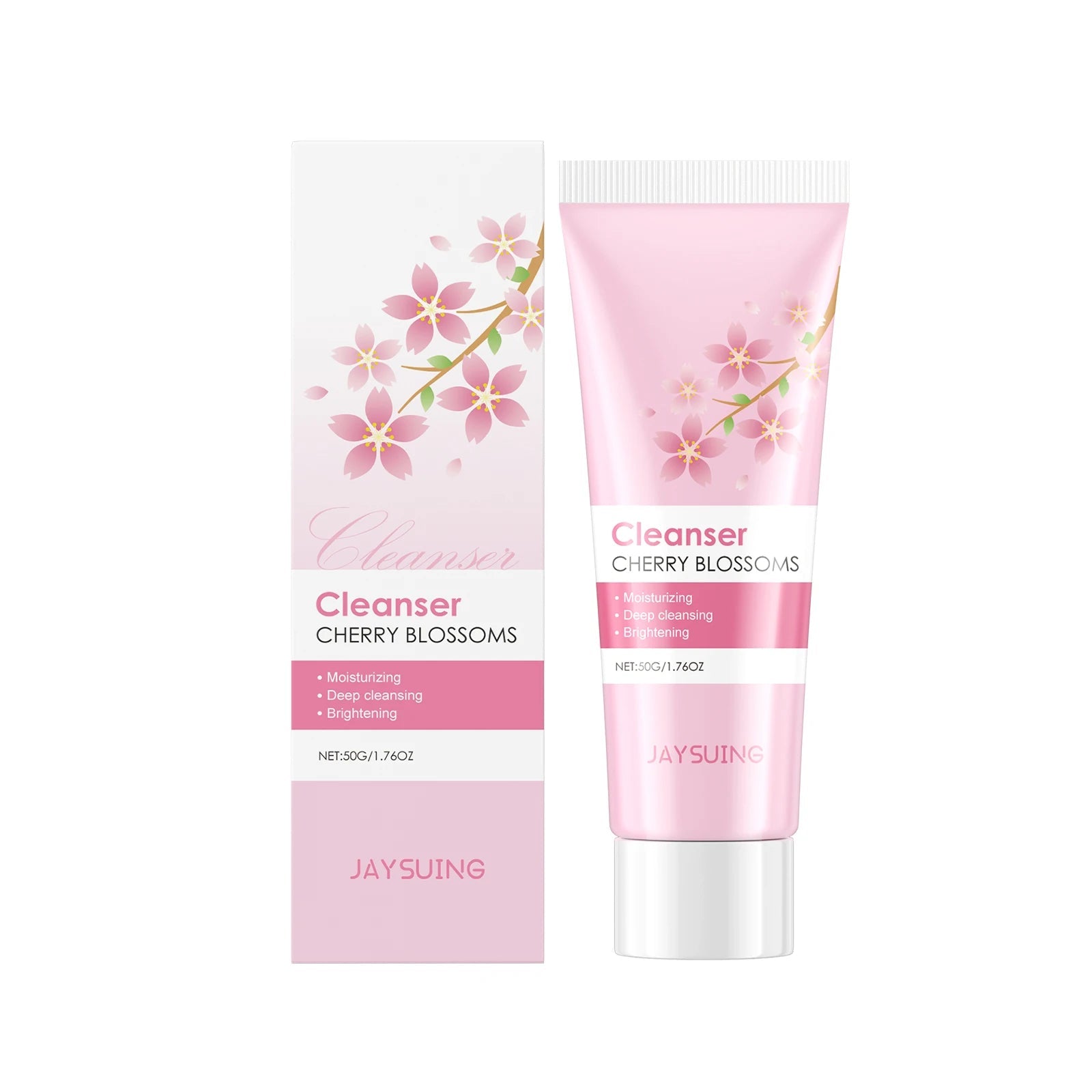 Sakura Skincare Set Moisturizer Face Cream Serum Toner Facial Cleanser Eye Cream Anti - Wrinkle Brighten Face Care Kit for Women - TheGlamTrend14:504Facial Cleanser 50gFacial Cleanser 50gSakura Skincare Set Moisturizer Face Cream Serum Toner Facial Cleanser Eye Cream Anti - Wrinkle Brighten Face Care Kit for Women