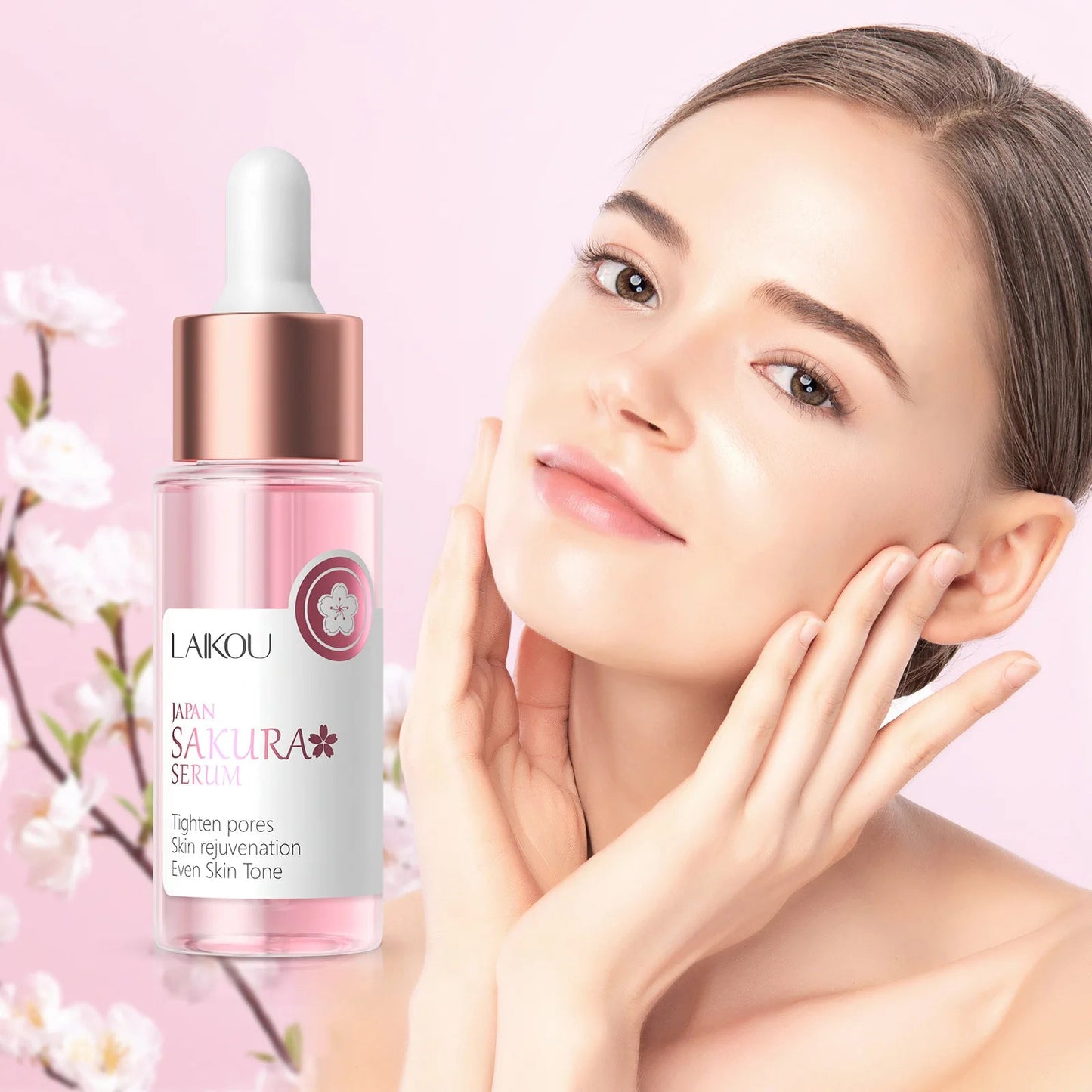 Sakura Whitening Face Serum Anti Aging Fade Fine Lines Tighten Pores Improve Melanin Pigment Dull Moisturizer Brighten Skin Care - TheGlamTrend<none>Sakura Whitening Face Serum Anti Aging Fade Fine Lines Tighten Pores Improve Melanin Pigment Dull Moisturizer Brighten Skin Care