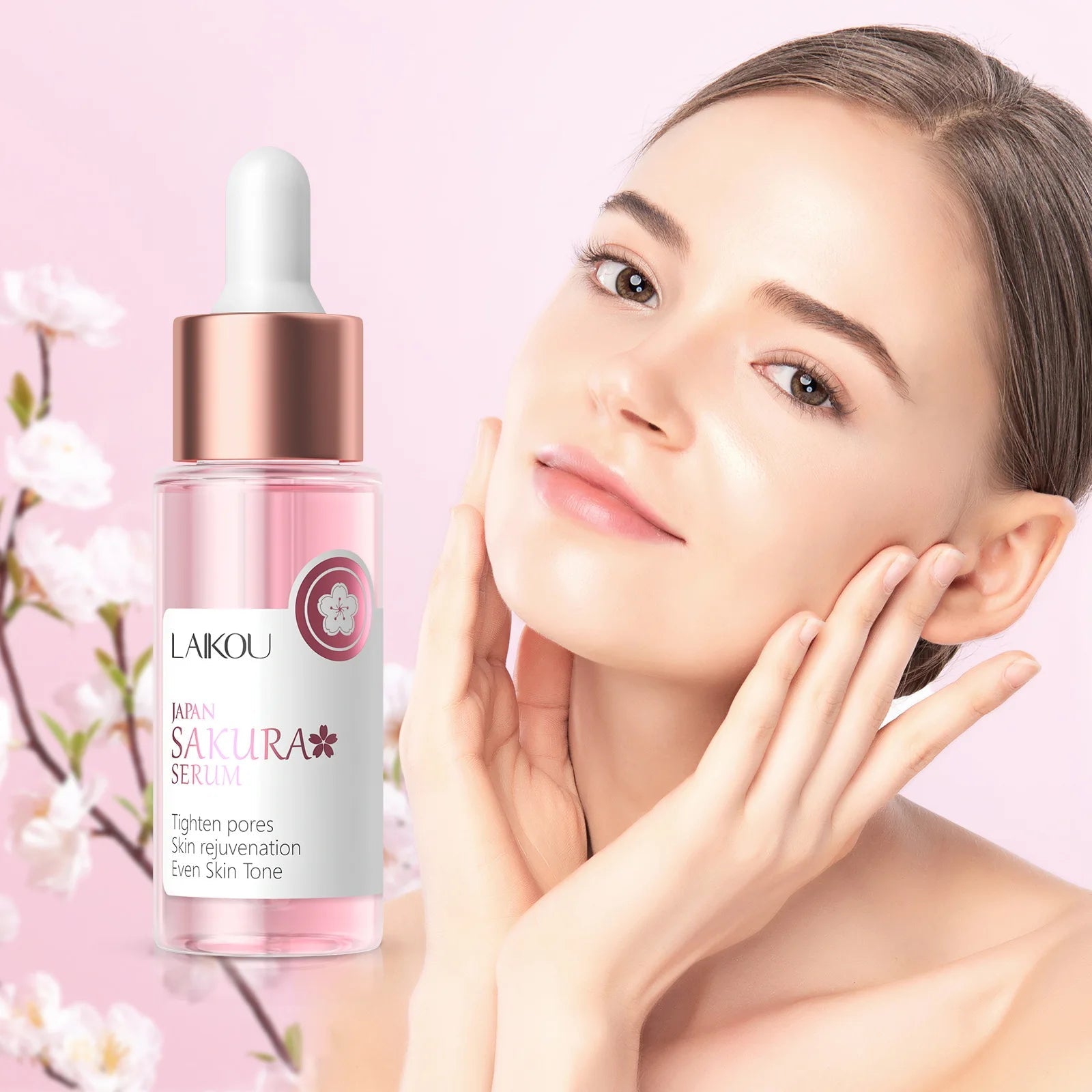 Sakura Whitening Face Serum Anti Aging Fade Fine Lines Tighten Pores Improve Melanin Pigment Dull Moisturizer Brighten Skin Care - TheGlamTrend<none>Sakura Whitening Face Serum Anti Aging Fade Fine Lines Tighten Pores Improve Melanin Pigment Dull Moisturizer Brighten Skin Care