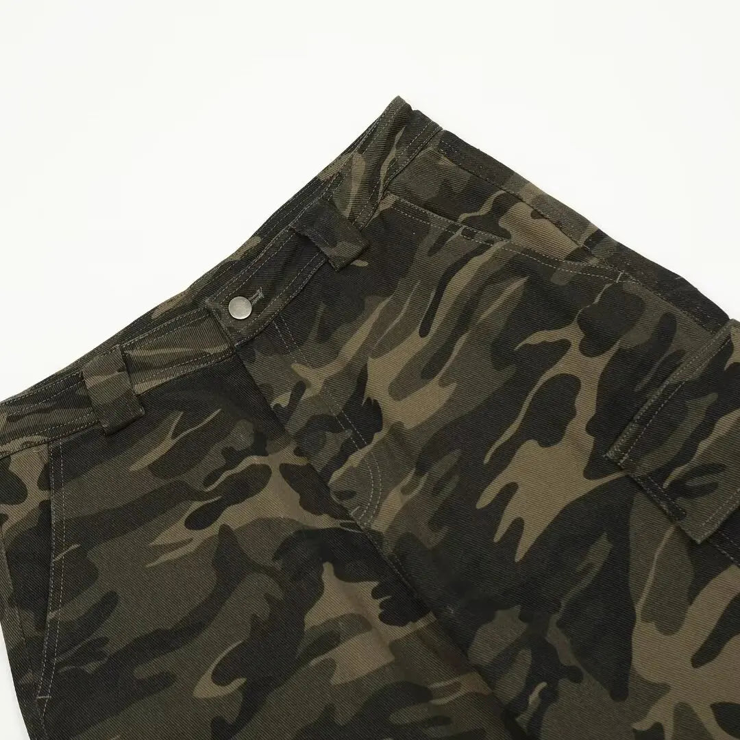 Simple Straight Trousers for Men Camouflage Pants New Casual Pants Man Lazy Comfortable New Literature and Art Trend - TheGlamTrend14:200003699;5:100014064MULTISSimple Straight Trousers for Men Camouflage Pants New Casual Pants Man Lazy Comfortable New Literature and Art Trend