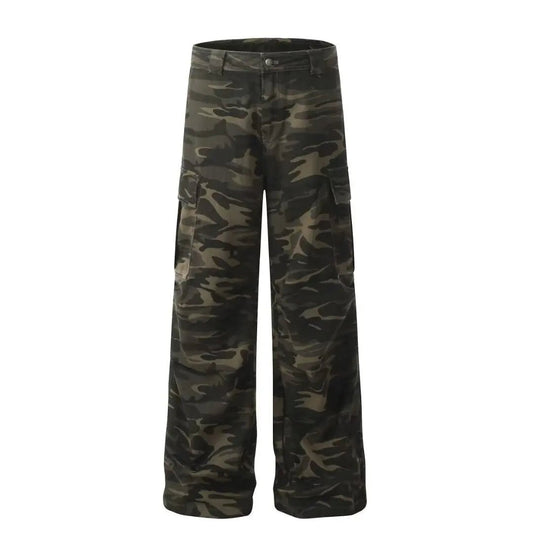 Simple Straight Trousers for Men Camouflage Pants New Casual Pants Man Lazy Comfortable New Literature and Art Trend - TheGlamTrend14:200003699;5:100014064MULTISSimple Straight Trousers for Men Camouflage Pants New Casual Pants Man Lazy Comfortable New Literature and Art Trend