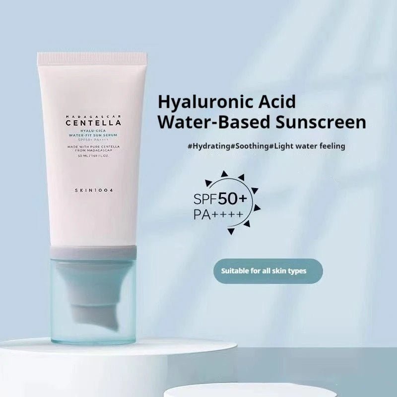 SKIN1004 Hyaluronic acid Centella asiatica water - based sunscreen moisturizing light nourishing Korean skin care products 50ML - TheGlamTrend14:20133540450ML50MLSKIN1004 Hyaluronic acid Centella asiatica water - based sunscreen moisturizing light nourishing Korean skin care products 50ML