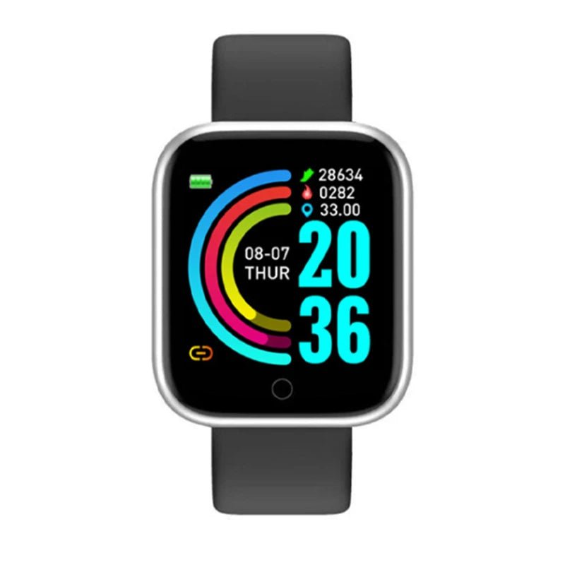 Smart Watches For Women Men Bluetooth Connect Phone Player Music Control Fitness Heart Rate Monitor Sport Bracelet Digital Y68 - TheGlamTrend14:350853Silvery Y68Silvery Y68Smart Watches For Women Men Bluetooth Connect Phone Player Music Control Fitness Heart Rate Monitor Sport Bracelet Digital Y68