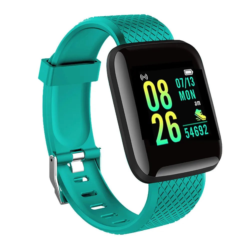 Smart Watches For Women Men Bluetooth Connect Phone Player Music Control Fitness Heart Rate Monitor Sport Bracelet Digital Y68 - TheGlamTrend14:366Green 116PlusGreen 116PlusSmart Watches For Women Men Bluetooth Connect Phone Player Music Control Fitness Heart Rate Monitor Sport Bracelet Digital Y68