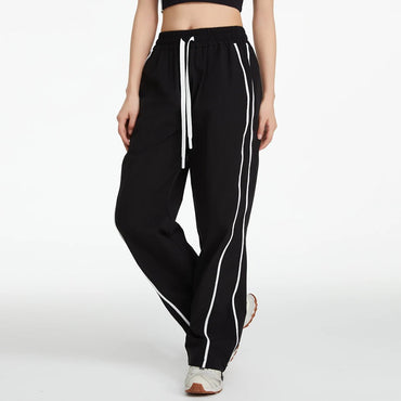 Sports Trousers for Women in Summer Cool Windproof Outdoor Mountaineering Loose Casual Wide - leg Pants Sun Protection Trousers - TheGlamTrend14:193Black;5:361386BlackMSports Trousers for Women in Summer Cool Windproof Outdoor Mountaineering Loose Casual Wide - leg Pants Sun Protection Trousers
