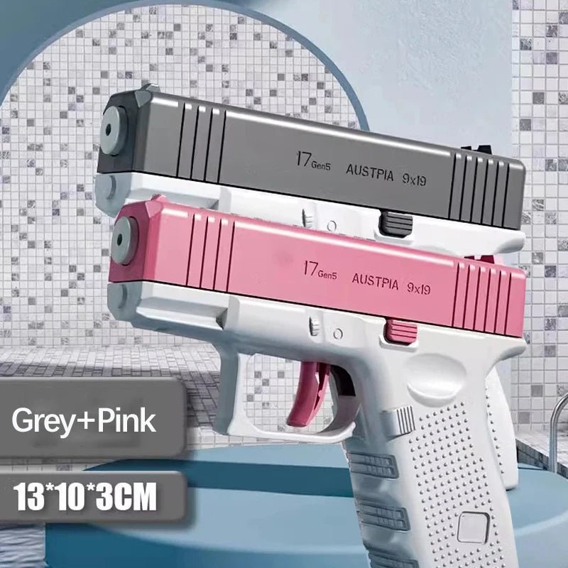 Summer Water Gun non Electric Pistol High - pressure Full Automatic Shooting Water Beach Toy Gun For kid Children Boys Girls - TheGlamTrend14:200004889gray pinkgray pinkSummer Water Gun non Electric Pistol High - pressure Full Automatic Shooting Water Beach Toy Gun For kid Children Boys Girls