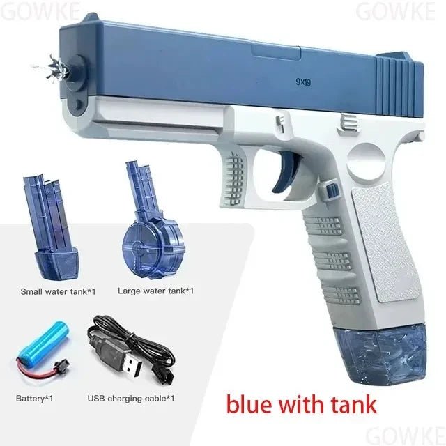 Summer Water Gun non Electric Pistol High - pressure Full Automatic Shooting Water Beach Toy Gun For kid Children Boys Girls - TheGlamTrend14:200006155Blue with tanBlue with tanSummer Water Gun non Electric Pistol High - pressure Full Automatic Shooting Water Beach Toy Gun For kid Children Boys Girls