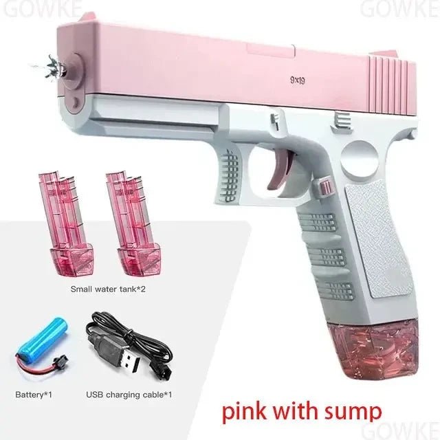 Summer Water Gun non Electric Pistol High - pressure Full Automatic Shooting Water Beach Toy Gun For kid Children Boys Girls - TheGlamTrend14:350852pink with Clippink with ClipSummer Water Gun non Electric Pistol High - pressure Full Automatic Shooting Water Beach Toy Gun For kid Children Boys Girls
