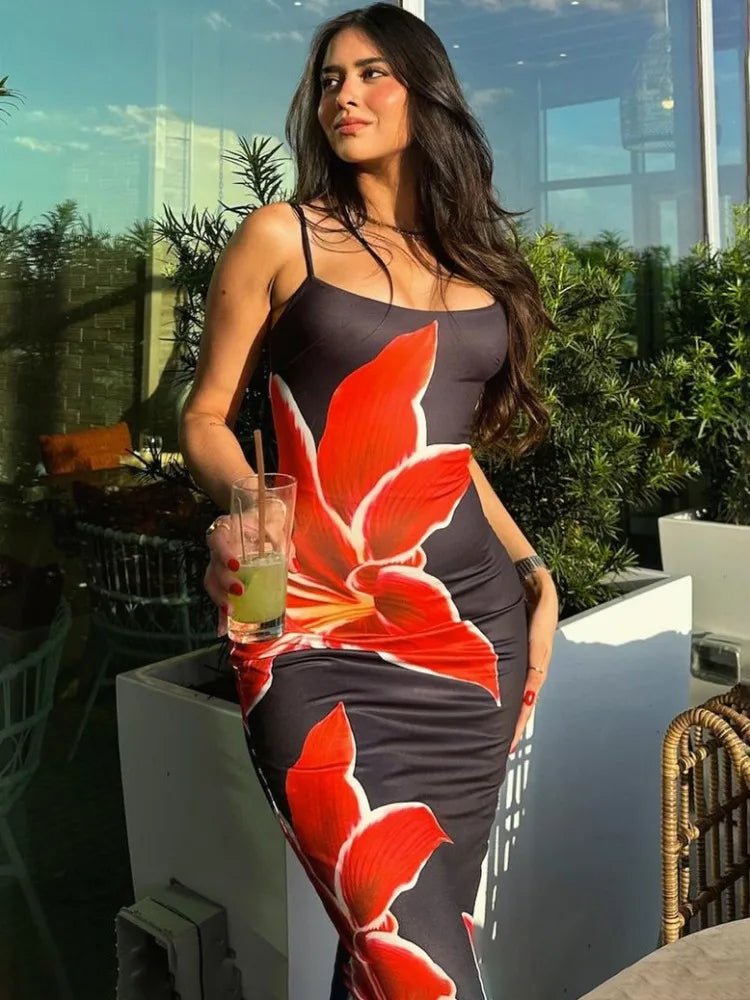 Tossy Summer Printed Maxi Dress For Women Backless Fashion Slim High Waist Spaghetti Dress Holiday Patchwork Female Long Dress - TheGlamTrend14:771White Maxi Dress;5:361386White Maxi DressMTossy Summer Printed Maxi Dress For Women Backless Fashion Slim High Waist Spaghetti Dress Holiday Patchwork Female Long Dress