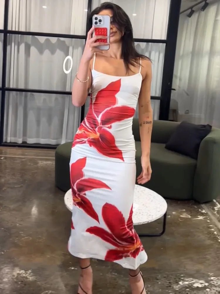 Tossy Summer Printed Maxi Dress For Women Backless Fashion Slim High Waist Spaghetti Dress Holiday Patchwork Female Long Dress - TheGlamTrend14:771White Maxi Dress;5:361386White Maxi DressMTossy Summer Printed Maxi Dress For Women Backless Fashion Slim High Waist Spaghetti Dress Holiday Patchwork Female Long Dress