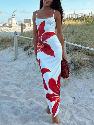 Tossy Summer Printed Maxi Dress For Women Backless Fashion Slim High Waist Spaghetti Dress Holiday Patchwork Female Long Dress - TheGlamTrend14:771White Maxi Dress;5:361386White Maxi DressMTossy Summer Printed Maxi Dress For Women Backless Fashion Slim High Waist Spaghetti Dress Holiday Patchwork Female Long Dress