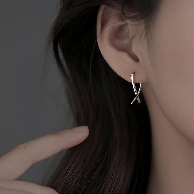 Trendy Jewelry Simply Earrings Unique Geometry Earrings For Women Gift Earings Fashion Jewelry Korean Silver Color Earrings - TheGlamTrend200001034:361180qd388qd388Trendy Jewelry Simply Earrings Unique Geometry Earrings For Women Gift Earings Fashion Jewelry Korean Silver Color Earrings